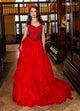 Rachel Allan 70788 Strapless A-line Ruffled Gown