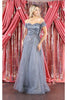 Prom Dresses A Line - DUSTY BLUE / 4