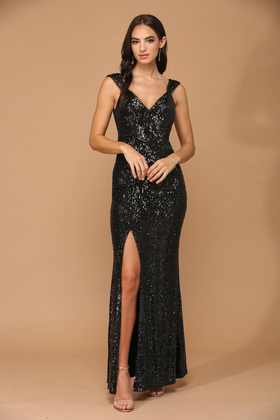 Eva USA 3449 Prom Long Formal Fitted Evening Dress
