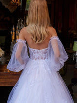 Puff Sleeve Bridal Ball Gown by GLS Gloria GL3579