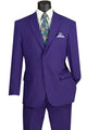 Purple Groomsmen Suit for Men & Boys - Perfect for Weddings + Free Tie - Purple / 36Short - suits