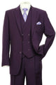 Purple Groomsmen Suit for Men & Boys - Perfect for Weddings + Free Tie - Purple / 38Long - Suits