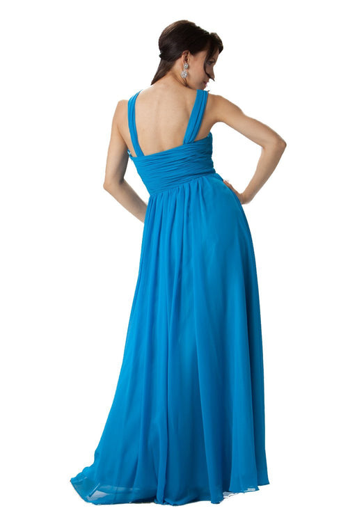 Poly USA Purple Long Formal Dresses