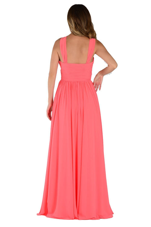Poly USA Purple Long Formal Dresses