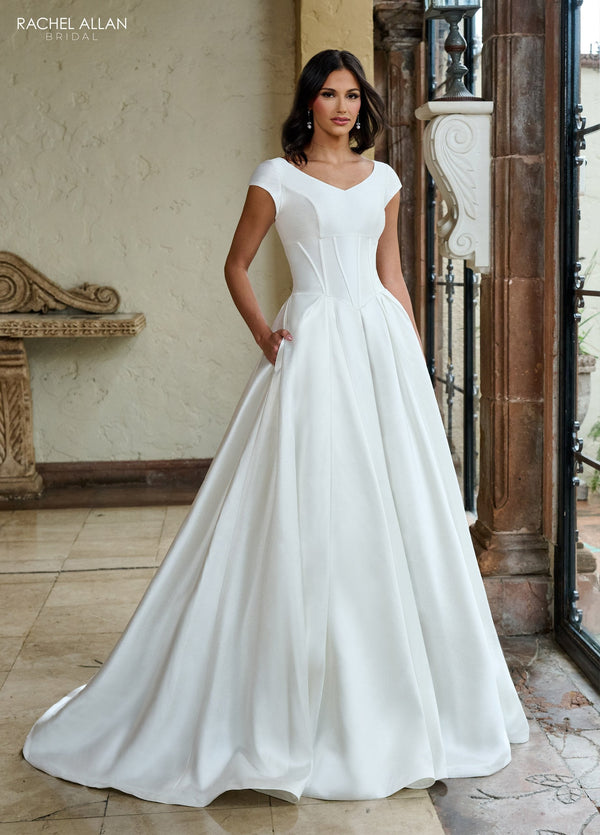 Rachel Allan IVORY Old Dress