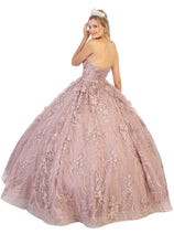 Plus Size Quinceanera Dress Ball Gown Sweetheart Floral Style LK140