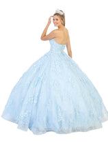 Plus Size Quinceanera Dress Ball Gown Sweetheart Floral Style LK140
