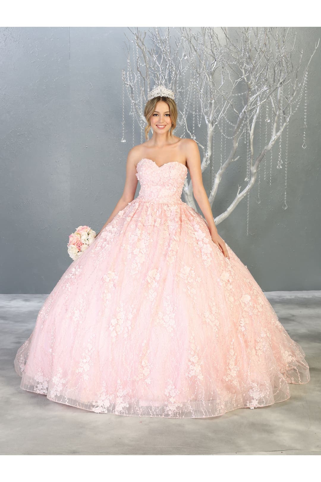 Blush quinceanera cheap