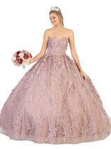 Plus Size Quinceanera Dress Ball Gown Sweetheart Floral Style LK140