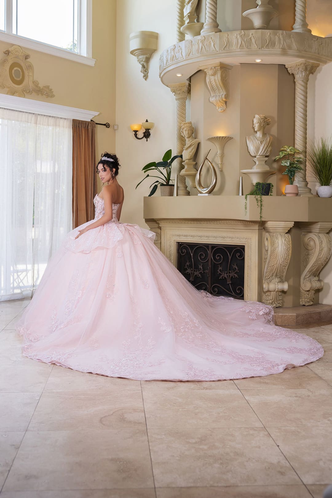 Quinceanera Dress Sweetheart Illusion Ball Gown By Layla K LK268 - Dress