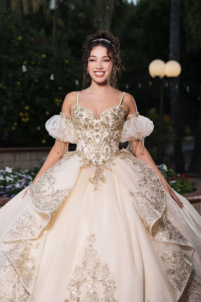 Quinceanera Dress Sweetheart Sleeveless Ball Gown By Layla K LK275 - Dress