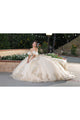 Quinceanera Dress Sweetheart Sleeveless Ball Gown By Layla K LK275 - Dress