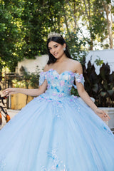 Quinceanera Gown Off Shoulder Ruffled Prom Dress By Layla K LK247 - Dress