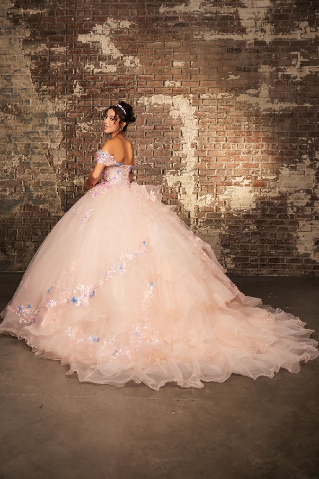 Quinceanera Gown Off Shoulder Ruffled Prom Dress By Layla K LK247 - Dress