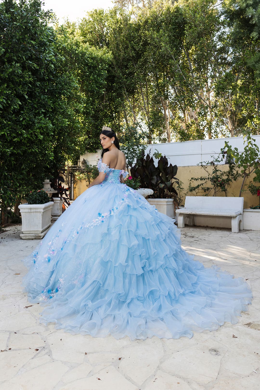 Quinceanera Gown Off Shoulder Ruffled Prom Dress By Layla K LK247 - Dress