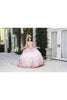 Quinceanera Gown Sleeveless Sequin Gala Dress By Layla K LK261 - Dress