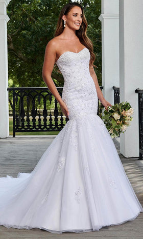 Rachel Allan 6207 Beaded Lace Tulle Mermaid Bridal Gown