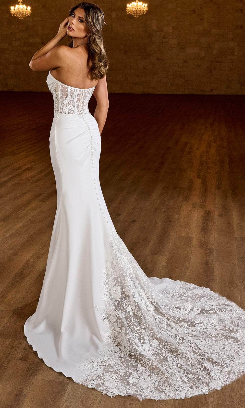 Rachel Allan RB2185 Bridal Strapless Sheer Corset Bridal Gown
