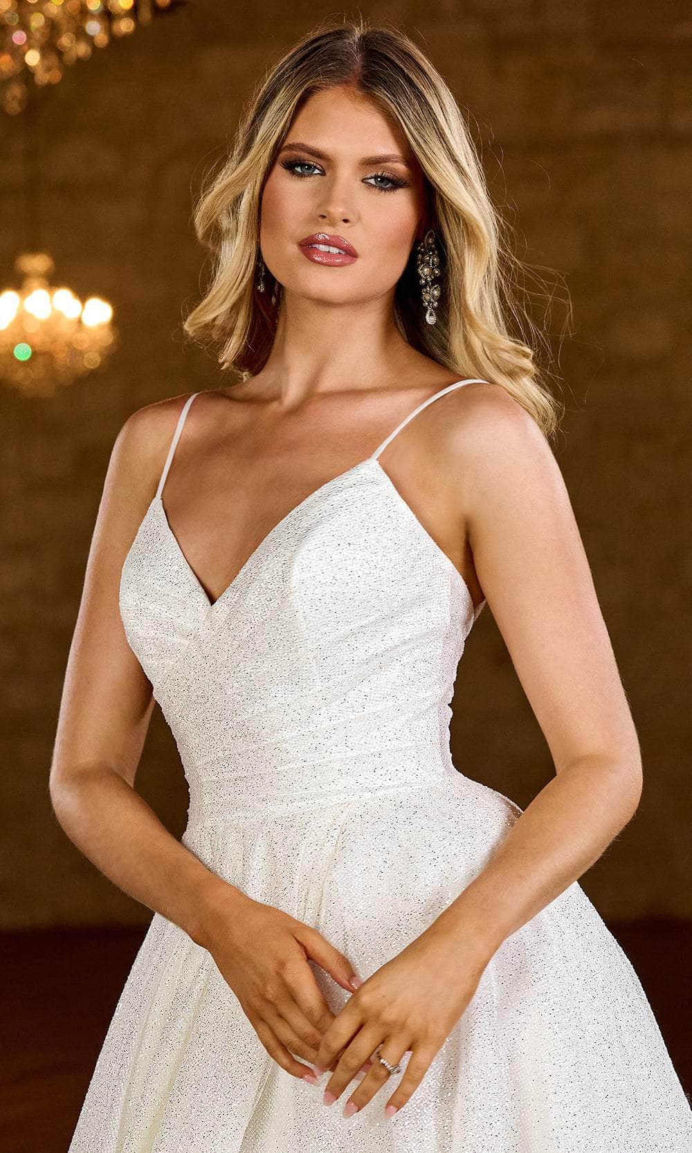 Rachel Allan RB3200 Bridal Spaghetti Strap A Line Bridal Gown