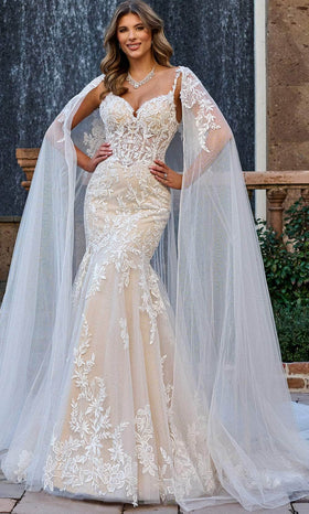Rachel Allan RB4190 Bridal Embroidered Lace Up Bridal Gown