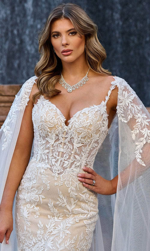 Rachel Allan RB4190 Bridal Embroidered Lace Up Bridal Gown