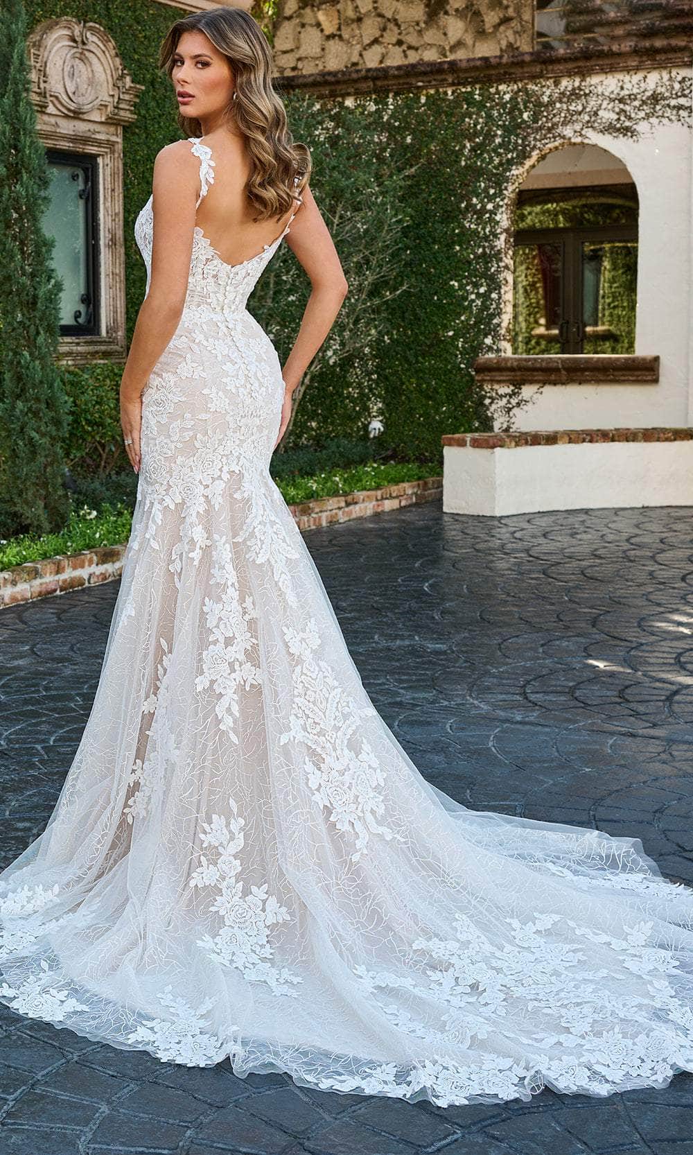 Rachel Allan RB4193 Bridal Scoop Neck Sleeveless Wedding Gown