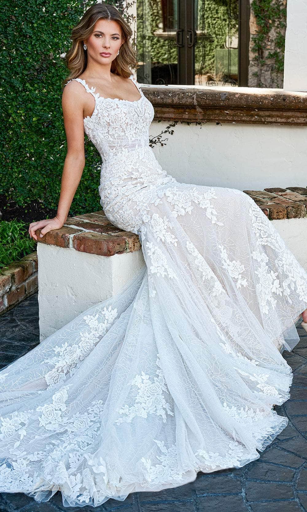 Rachel Allan RB4193 Bridal Scoop Neck Sleeveless Wedding Gown