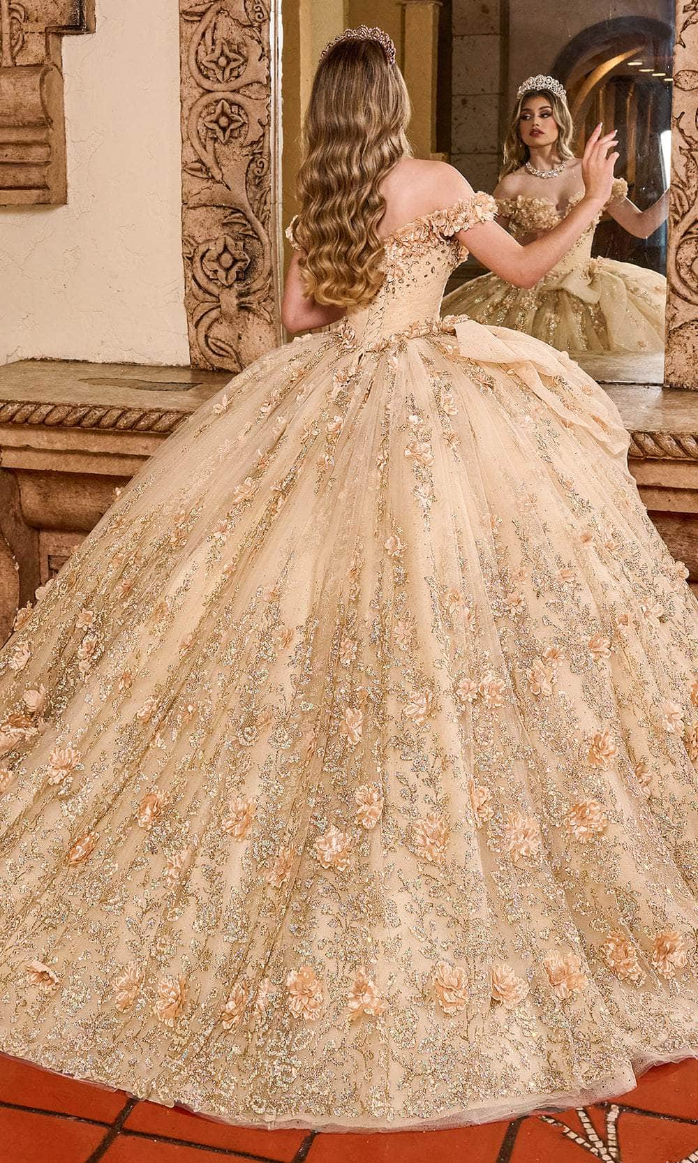Rachel Allan RQ1141 Bridal Bow Accent Sweetheart Ballgown