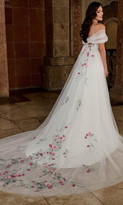 Rachel Allan RB2172 Sweetheart Bridal Gown with Cape