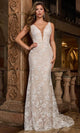 Rachel Allan RB2201 - Romantic Floral Lace Bridal Gown Bridal Dresses 0 / Ivory Champagne