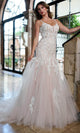 Rachel Allan RB2206 Beaded Lace Mermaid Wedding Gown