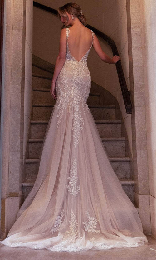 Rachel Allan RB2209 Bridal Gown with Beaded Illusion Bodice