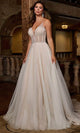 Rachel Allan RB3210 - Sheer Corset Pearl Beaded Bridal Gown Bridal Dresses 0 / White