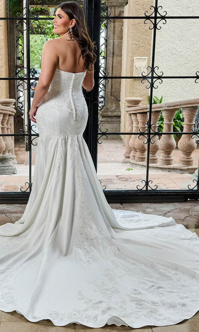 Rachel Allan RB3211 Strapless Sweetheart Trumpet Wedding Gown