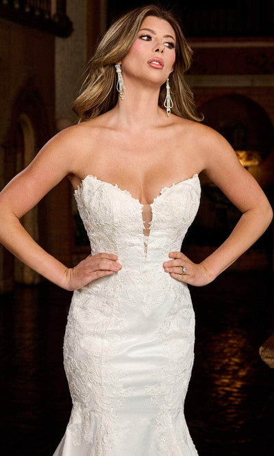 Rachel Allan RB3211 Strapless Sweetheart Trumpet Wedding Gown