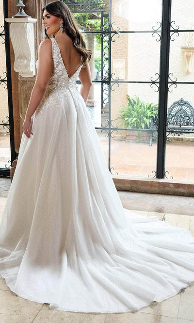 Rachel Allan RB3222 Lace Applique A-line Bridal Gown