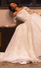 Rachel Allan RB3224 Off Shoulder Floral Lace Wedding Ballgown