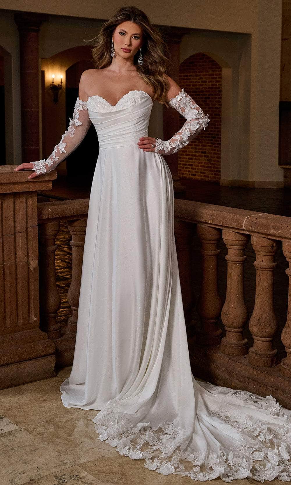 Rachel Allan RB4202 Minimalist Sweetheart A-Line Wedding Gown | FormalDressShops Rachel Allan RB4202 Minimalist Sweetheart A-Line Wedding Gown | FormalDressShops
