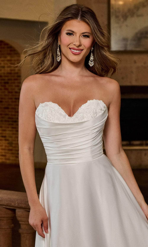 Rachel Allan RB4202 Minimalist Sweetheart A-Line Wedding Gown