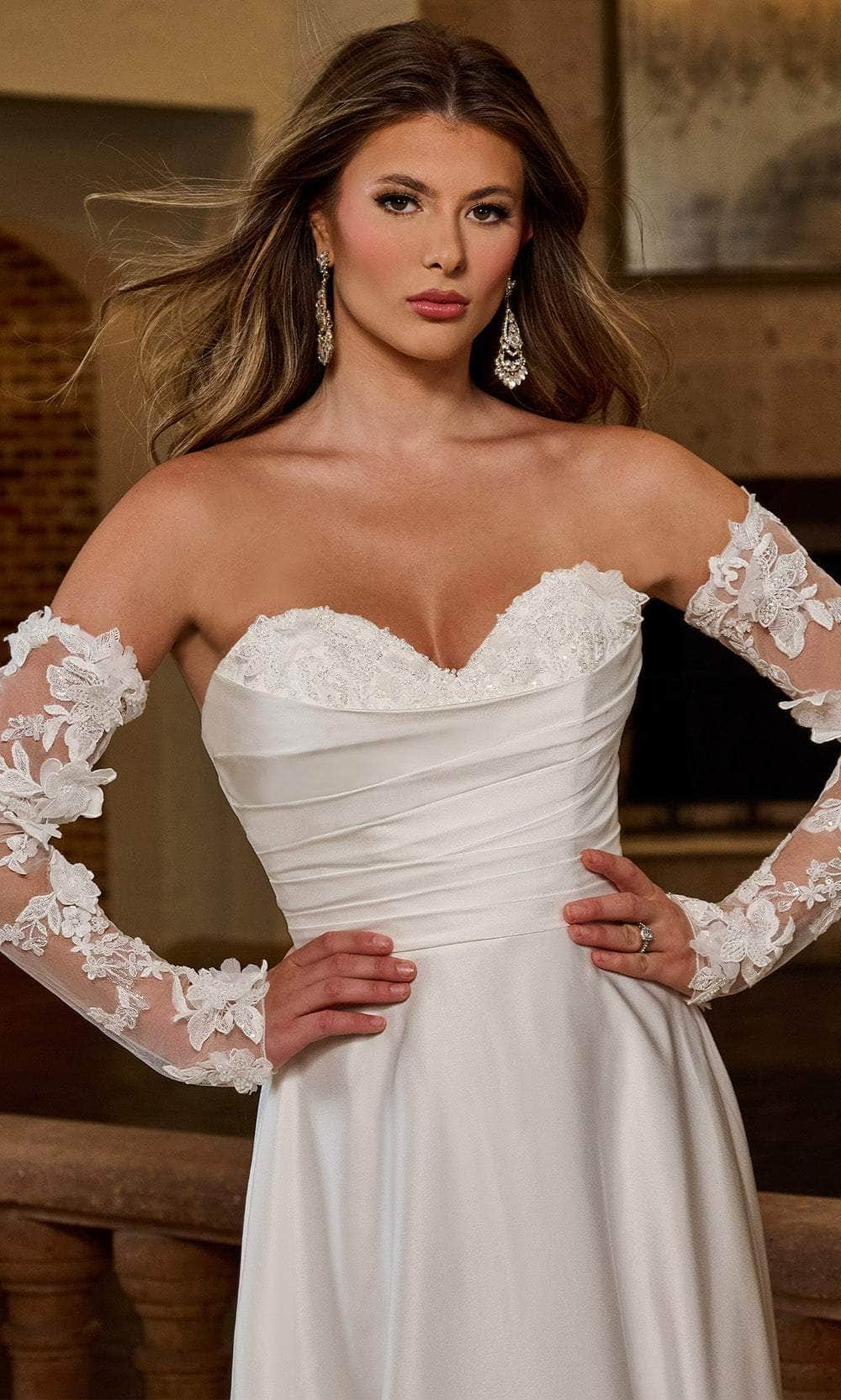 Rachel Allan RB4202 Minimalist Sweetheart A-Line Wedding Gown