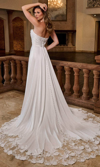 Rachel Allan RB4202 Minimalist Sweetheart A-Line Wedding Gown