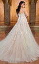 Rachel Allan RB5042 Lace Applique Strapless Bridal Gown