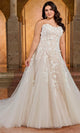 Rachel Allan RB5042 - Lace Applique Strapless Bridal Gown Bridal Dresses