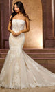 Rachel Allan RB5044 Strapless Embroidered Trumpet Bridal Gown