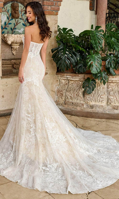 Rachel Allan RB5066 Trumpet Skirt Embroidered Bridal Gown