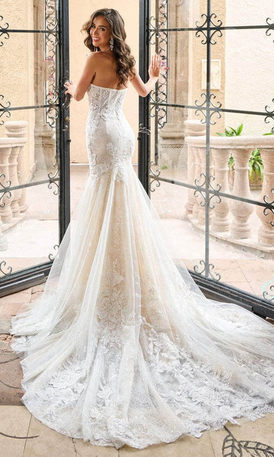 Rachel Allan RB5066 Trumpet Skirt Embroidered Bridal Gown