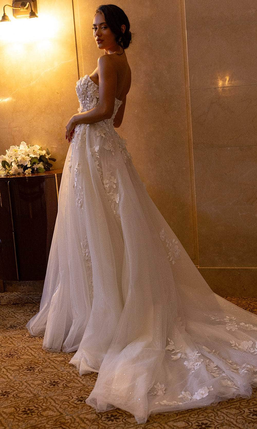 Rachel Allan RB5084 Floral Sweetheart Wedding Gown