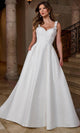 Rachel Allan RB5086 Pleated Skirt Sweetheart Wedding Gown