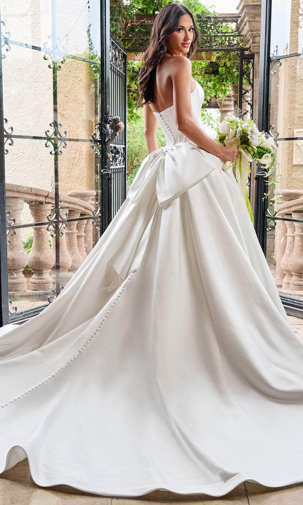 Rachel Allan RB5092 Sweetheart Wedding Gown with Luxurious Pleats