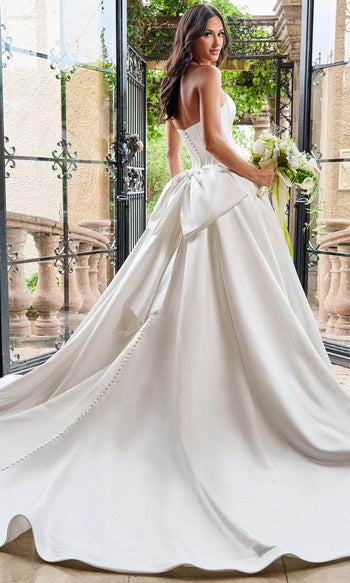 Rachel Allan RB5092 Sweetheart Wedding Gown with Luxurious Pleats